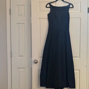 Tahari Elegant Black Sleeveless Maxi Dress